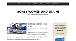 Desktop Screenshot of moneywomenandbrains.com